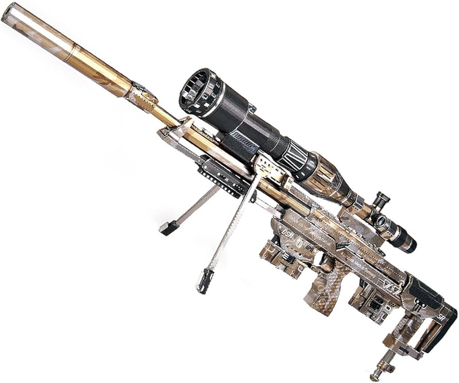 Amazon.com: Microworld 3D Metal Puzzle, Mechanical Sniper Rifle