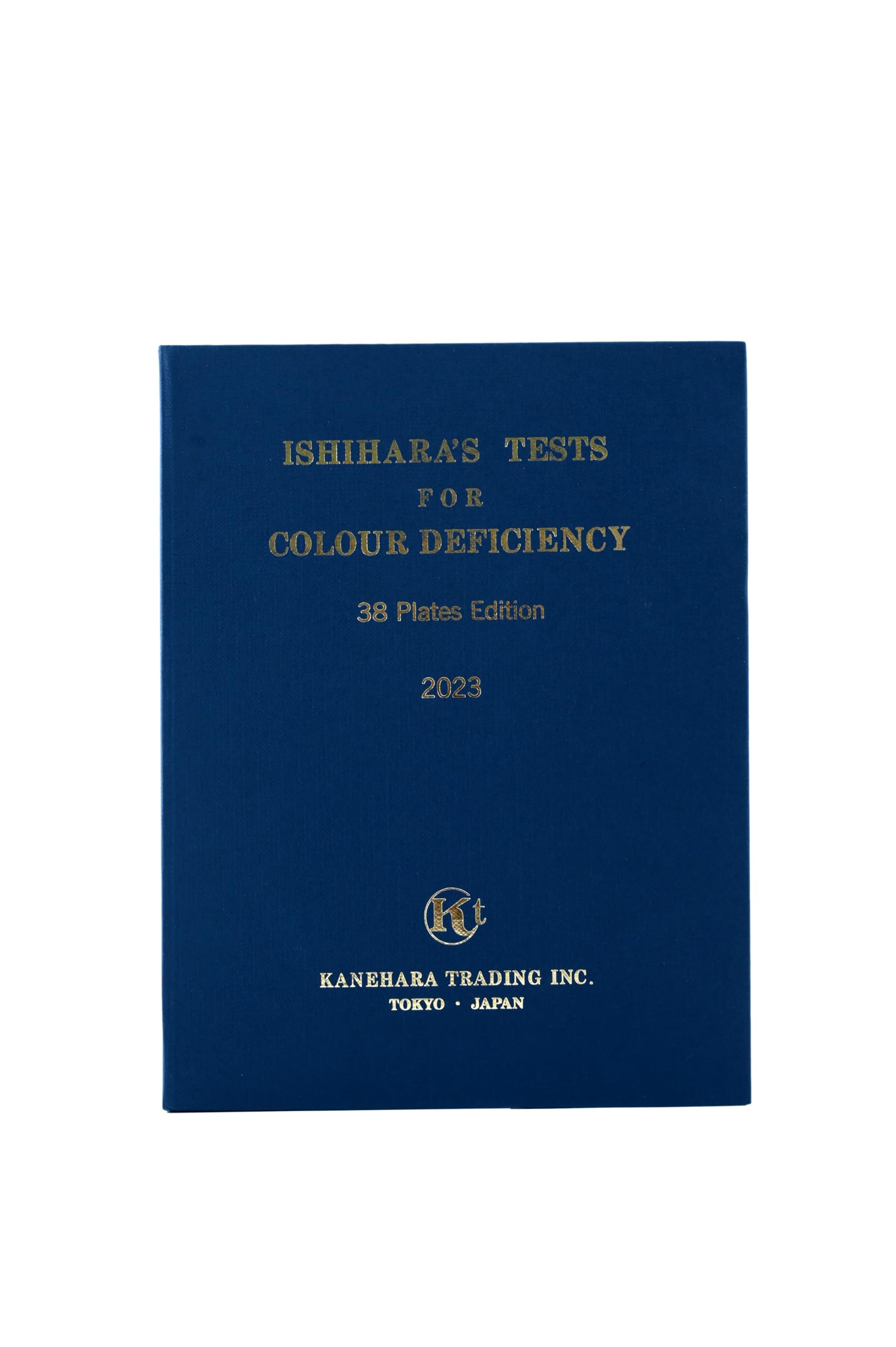 Libro di test per la daltonismo Ishihara, 38 lastre, ultima edizione con manuale utente