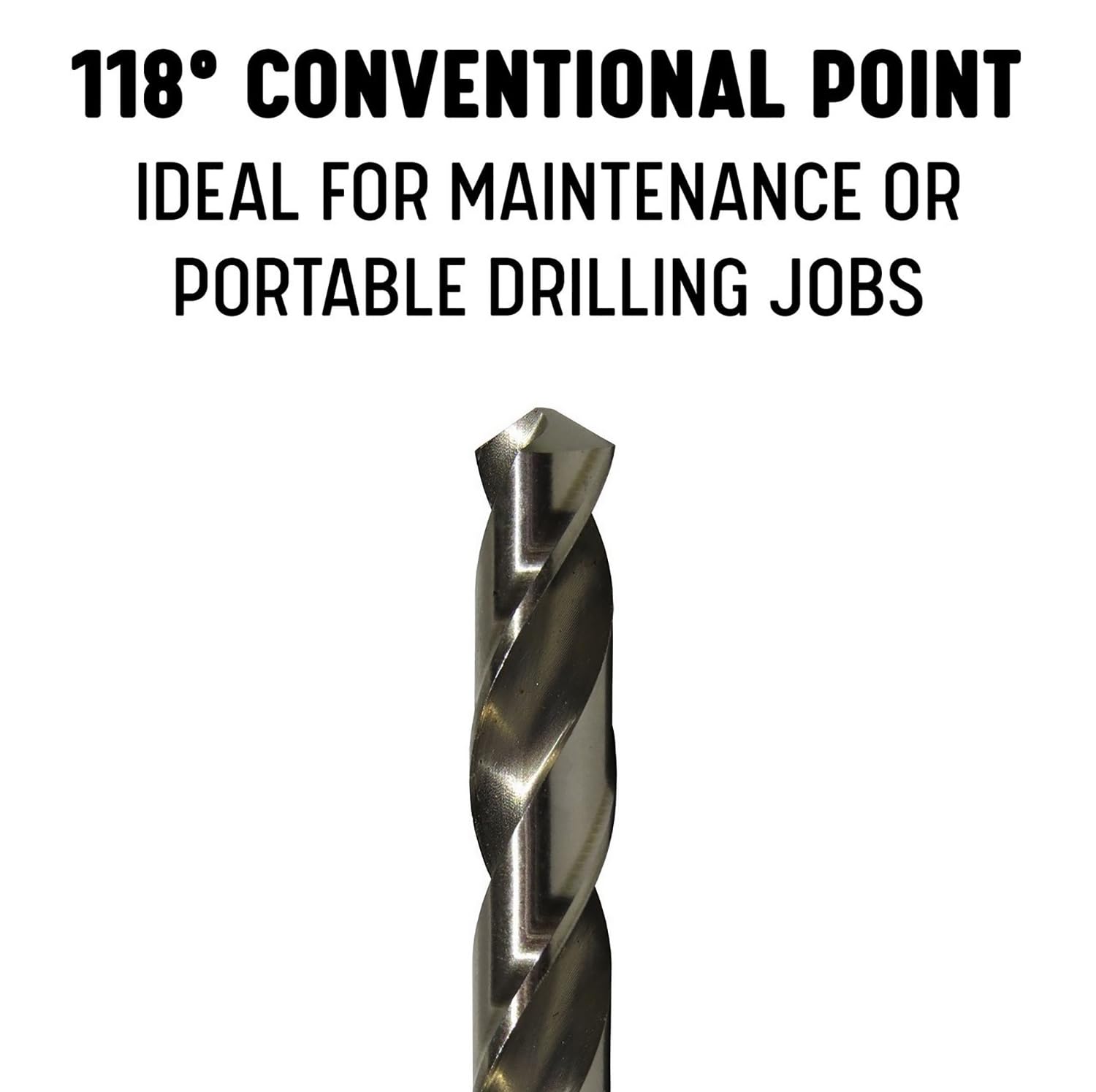 Drill América dwd29j-p-set HSS brillante acabado juego de brocas, 1/16 – 1/2 x 64ths, 29 piezas en maletín de metal