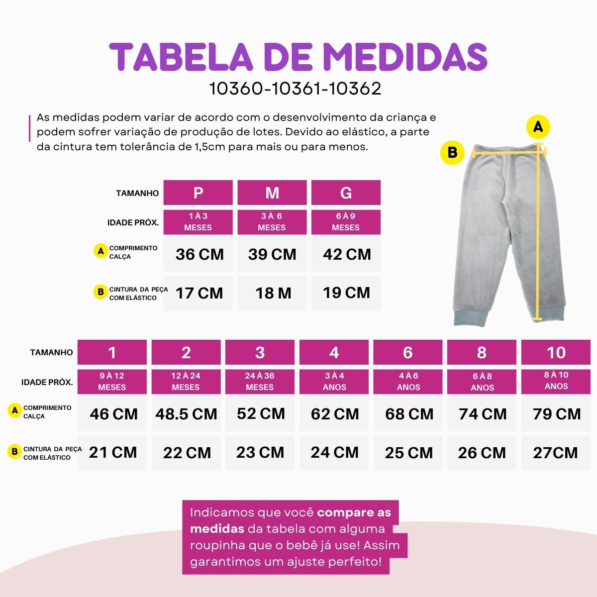 Calça Fleece Avulsa Lisa Peluciada Infantil Bebê Quentinha em promoção! Veja a oferta e mais achadinhos de Meninas 6 Hoje é o melhor dia para comprar Calça Fleece Avulsa Lisa Peluciada Infantil Bebê Quentinha com aquele preço maroto! Promoção! Aproveite a oferta! 6