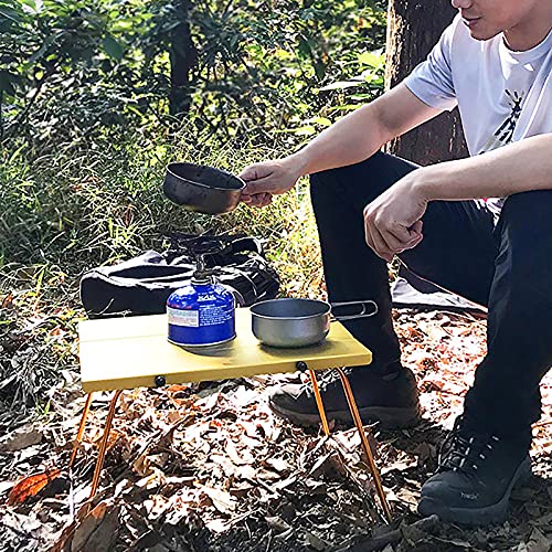 Table de camping pliante rouge portable transportable 15 kg - 4