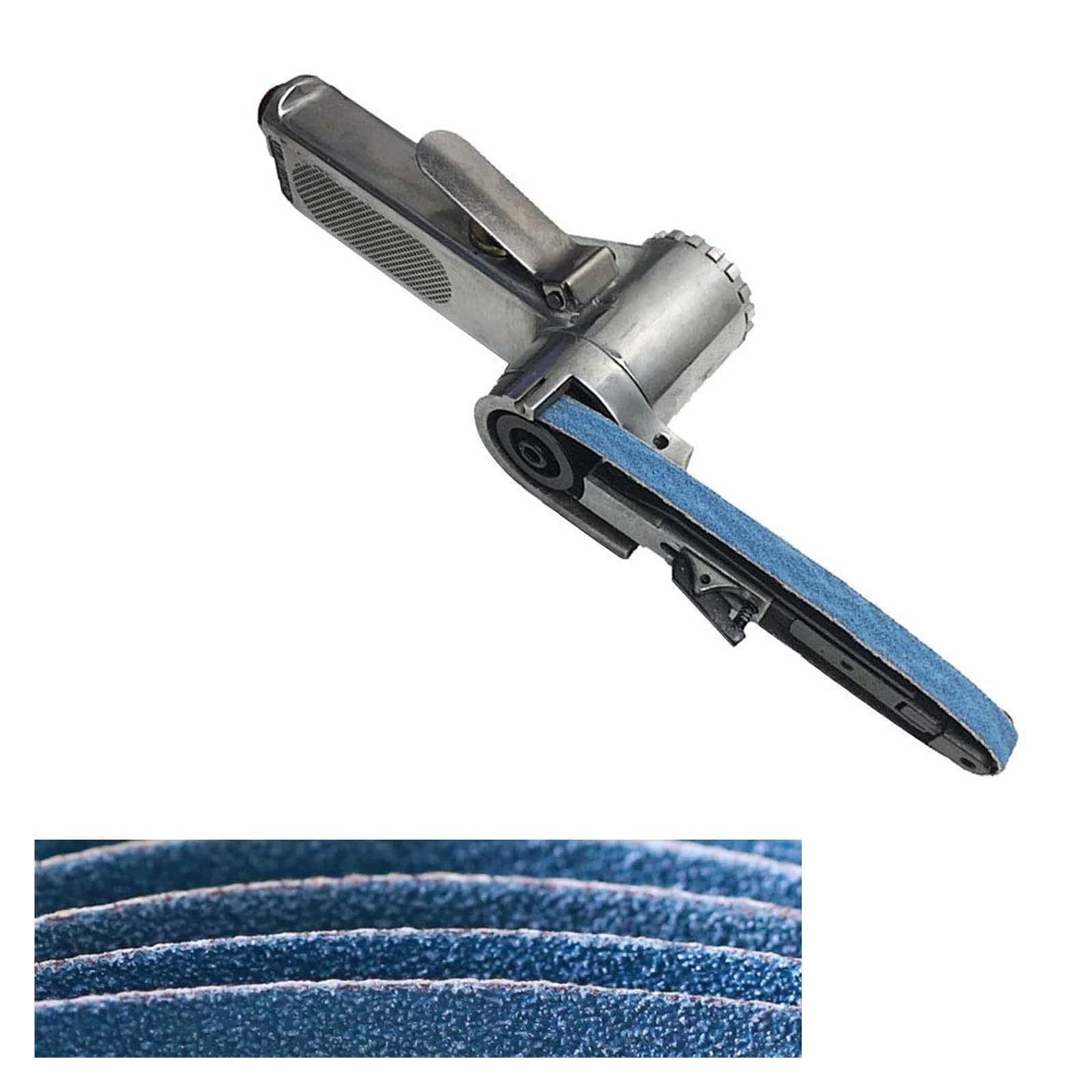 25 nastri abrasivi 10x330 mm grana 40/60/80/120 | Abrasivo allo zirconio blu for tutte le levigatrici pneumatiche da 10 mm(Girt120)
