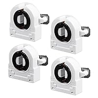 Vista 6 de YOKIVE 6 soportes de luz fluorescente, base G13 T8, piezas de repuesto de luz de enchufe sin derivación, ideal para el hogar, oficina