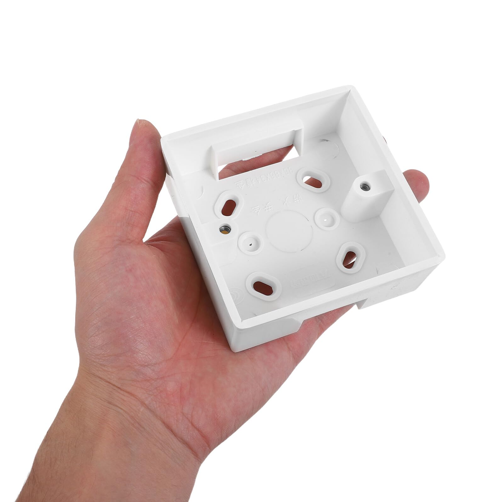 Caja Empotrada para Interruptor y Enchufe Tipo 86 12 Piezas Plástico Ignífugo Montaje Empotrado Módulo Caja de Conexiones Antipolvo para Instalación Residencial y