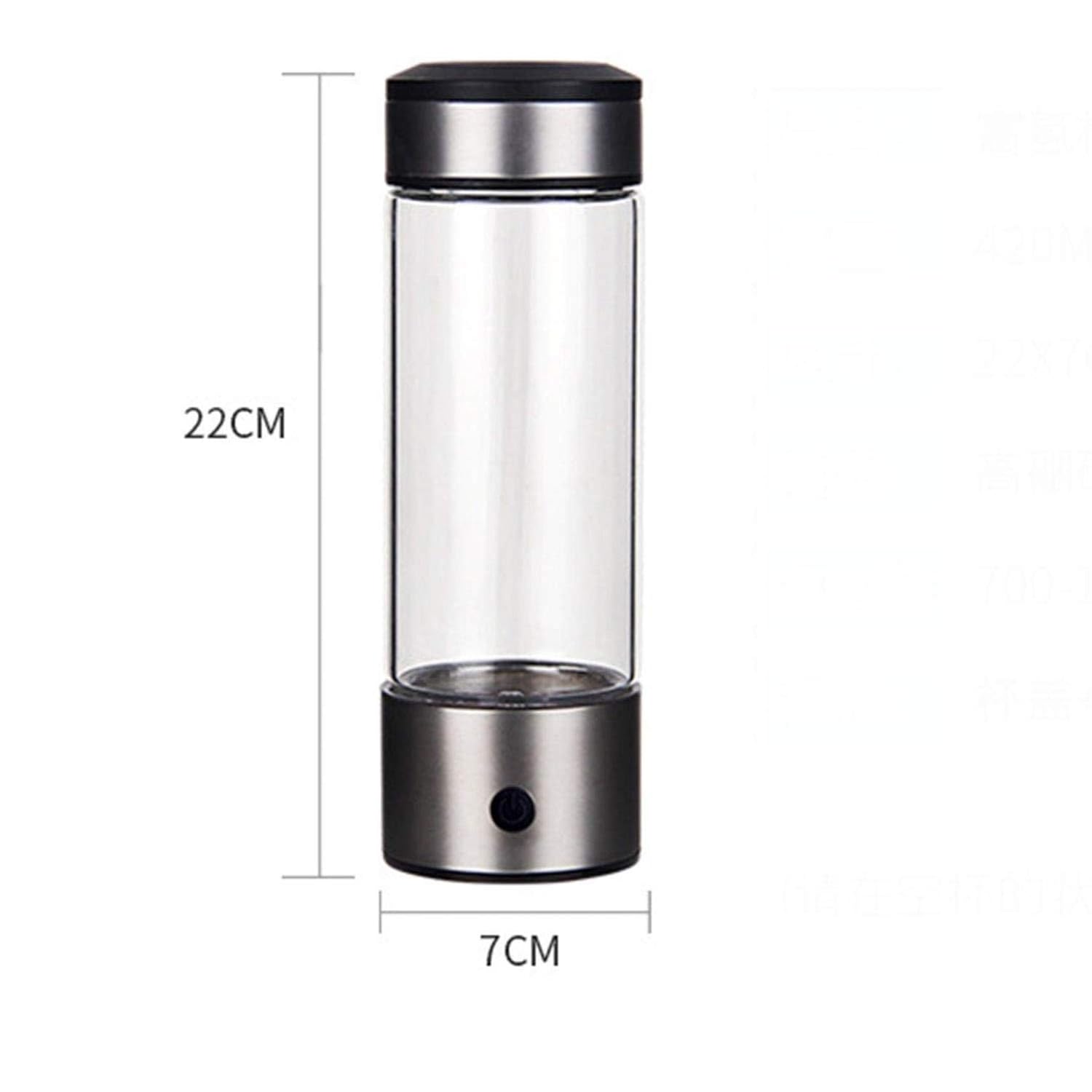 320ML Hydrogen-Rich Water Cup 3 Minutes Micro-Electrolysis Water Glass Alkaline Water Purifier for Office Travel