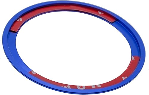 Miniatura 3 de Xotic Tech - Cubierta de anillo con emblema para parrilla delantera, compatible con Jaguar F-Pace XE XF XJ XJR XJR-S (azul) 4.1 pulgadas