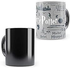 اكواب سحرية حساسة للحرارة من السيراميك بوتر أبيض