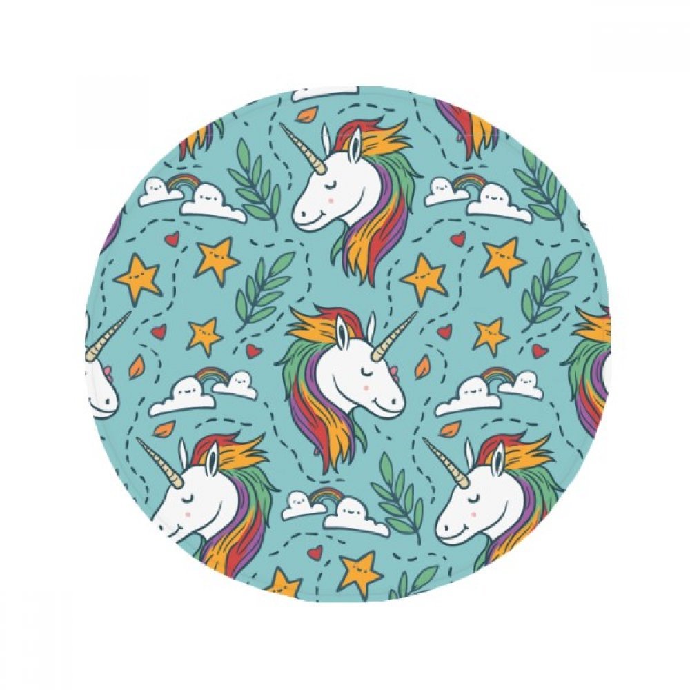 Tapis de salon enfant cadeau anniversaire original motif féerique 50 cm
