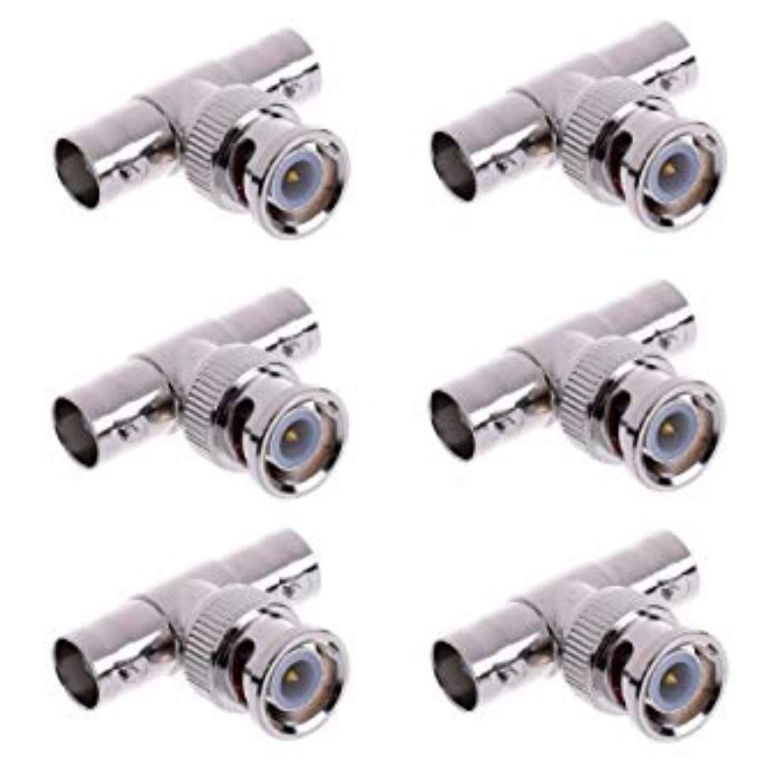 DIY Crafts Pack Of 1 Pc, BNC Male Connector, BNC Splitter (6 Pack) BNC Male Connector to BNC Double Female (T-Shape) Adaptor, for CCTV Ultra (Pack Of 1 Pc, BNC Male Connector) 4