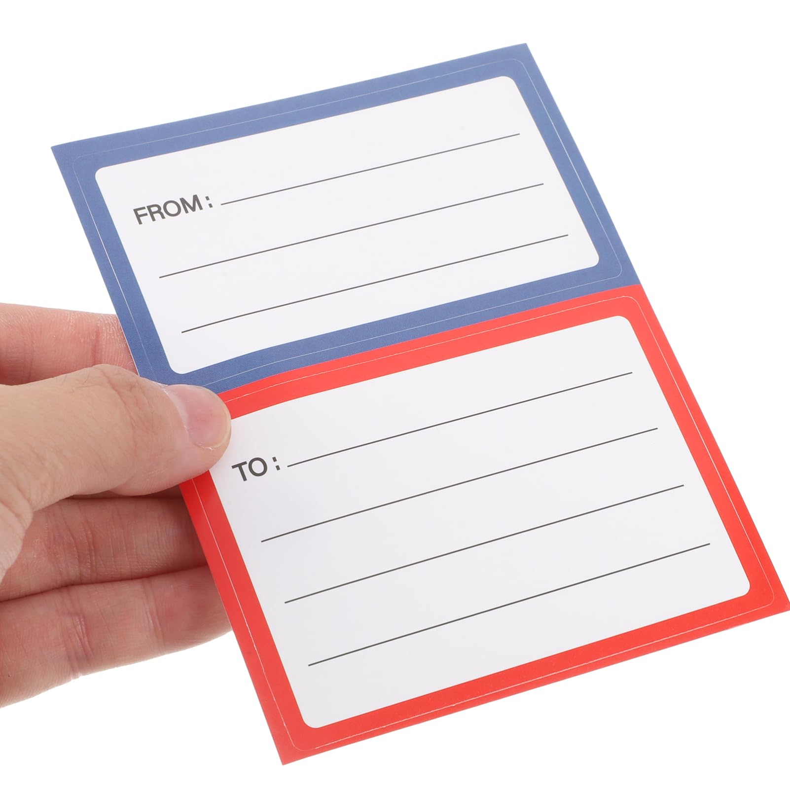 LALAFINA 150pezzi Etichette Adesive Per Spedizione Adesivi Per Indirizzi Su Buste e Pacchi Facili Da Scrivere Resistente e Sicuro Per Mailing e Resi