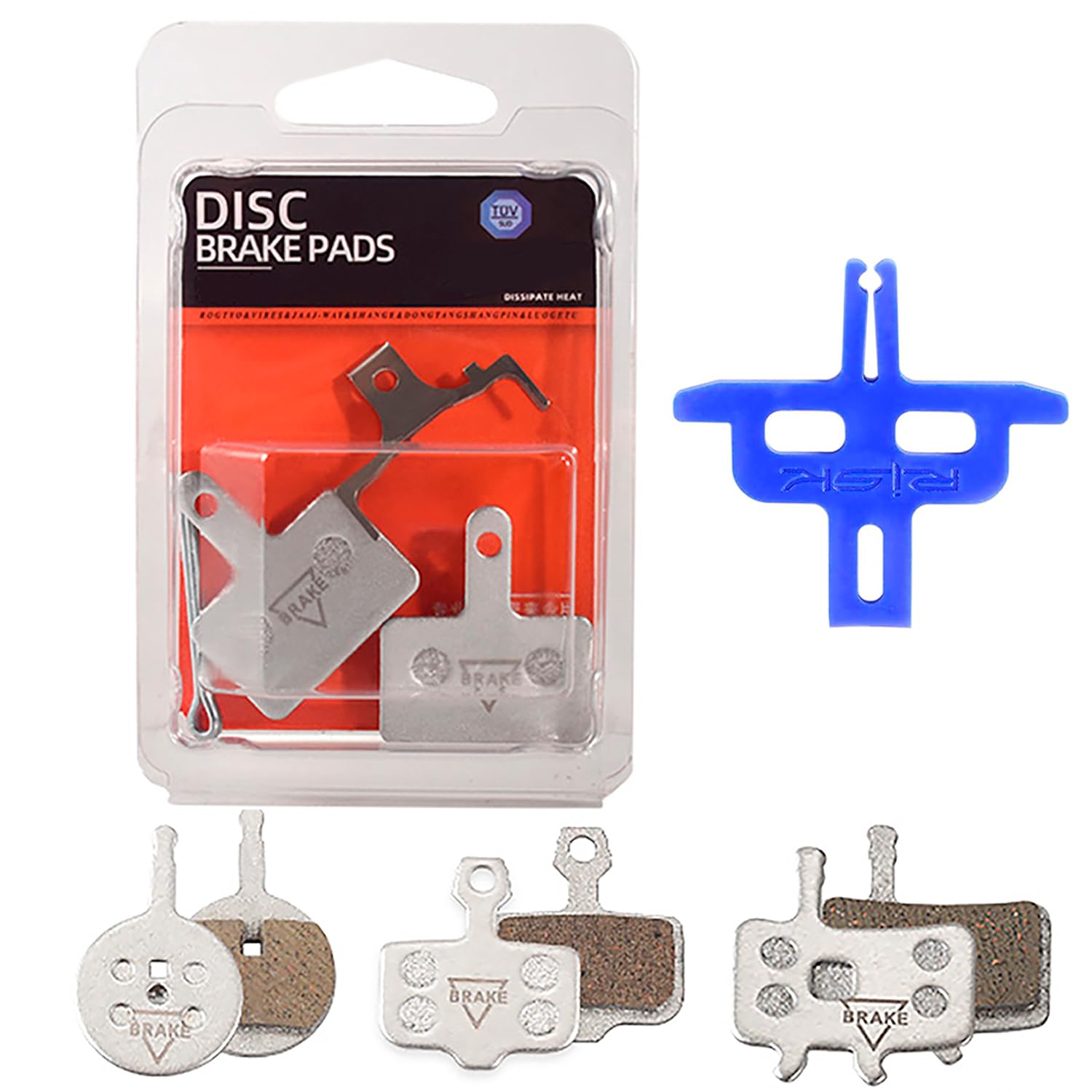 Bicycle Disc Ceramic Brake Pads Compatible with AVID Juicy BB7 J3 J5 J7 (1Pair)