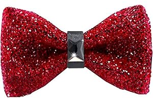 Mesmerizing Red Sequined Tie: Sparkle with Sophistication