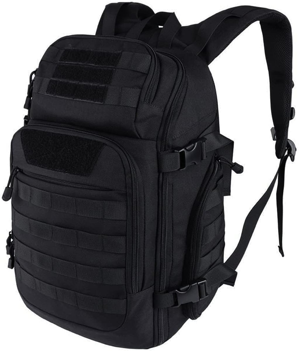 Tactical Backpack Rucksack 40L Hiking Backpack Lightweight Water-resistant Multi-functional Bag With USB Charging Port and Water Bladder Hole