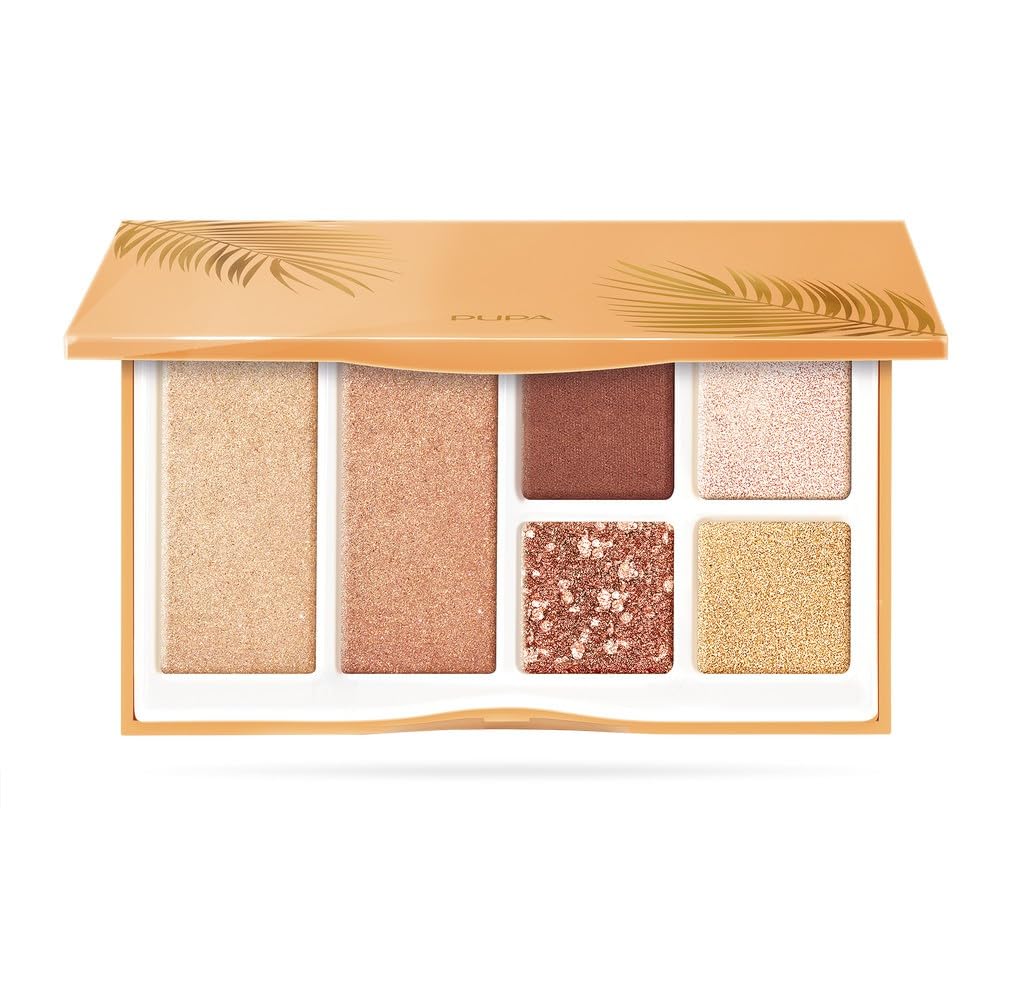 PUPA - Shine Bright – paleta brillante todo en uno para cara y ojos