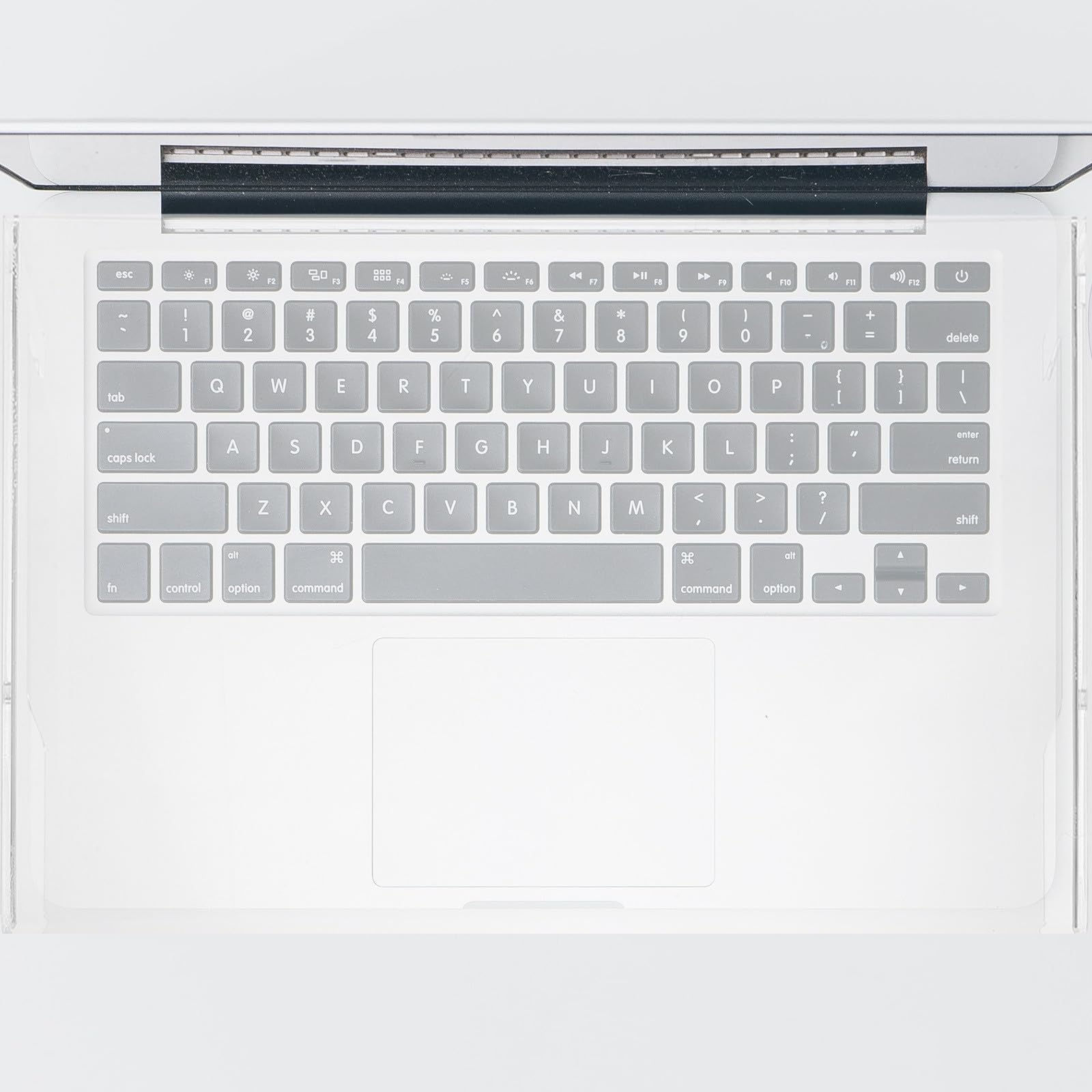 Copertura per Tastiera Trasparente in Acrilico Ultra Sottile Fissaggio Sicuro per Laptop da 17,3 Pollici, Protezione Pratica per Uso Quotidiano