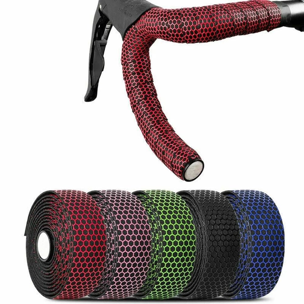 Cinta para Manillar de Bicicleta, 1 par de Manillar Bicicleta Carretera, Cinta con absorción Impacto for Ciclismo