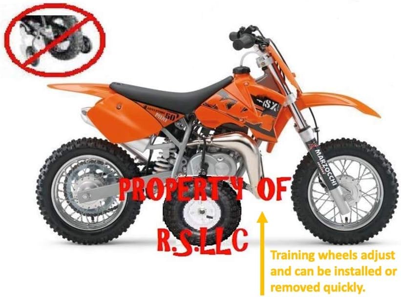 Adjustable Motorcycle Training Wheels for KTM 50 Mini Adventure and Junior ONLY