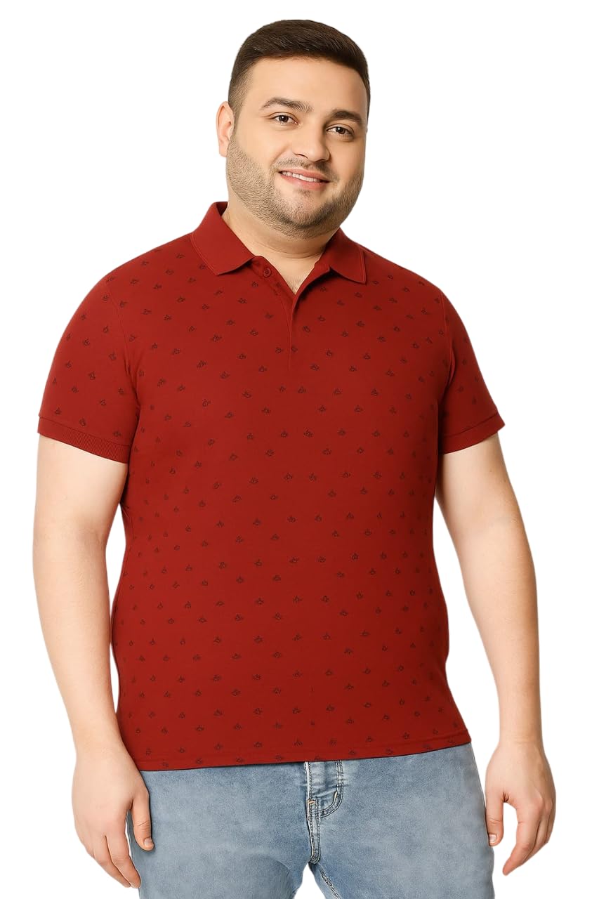 Men's Polo T-Shirt – Half Sleeves, Cotton Blend, Classic Collar, Smart Casual Wear-picture-41