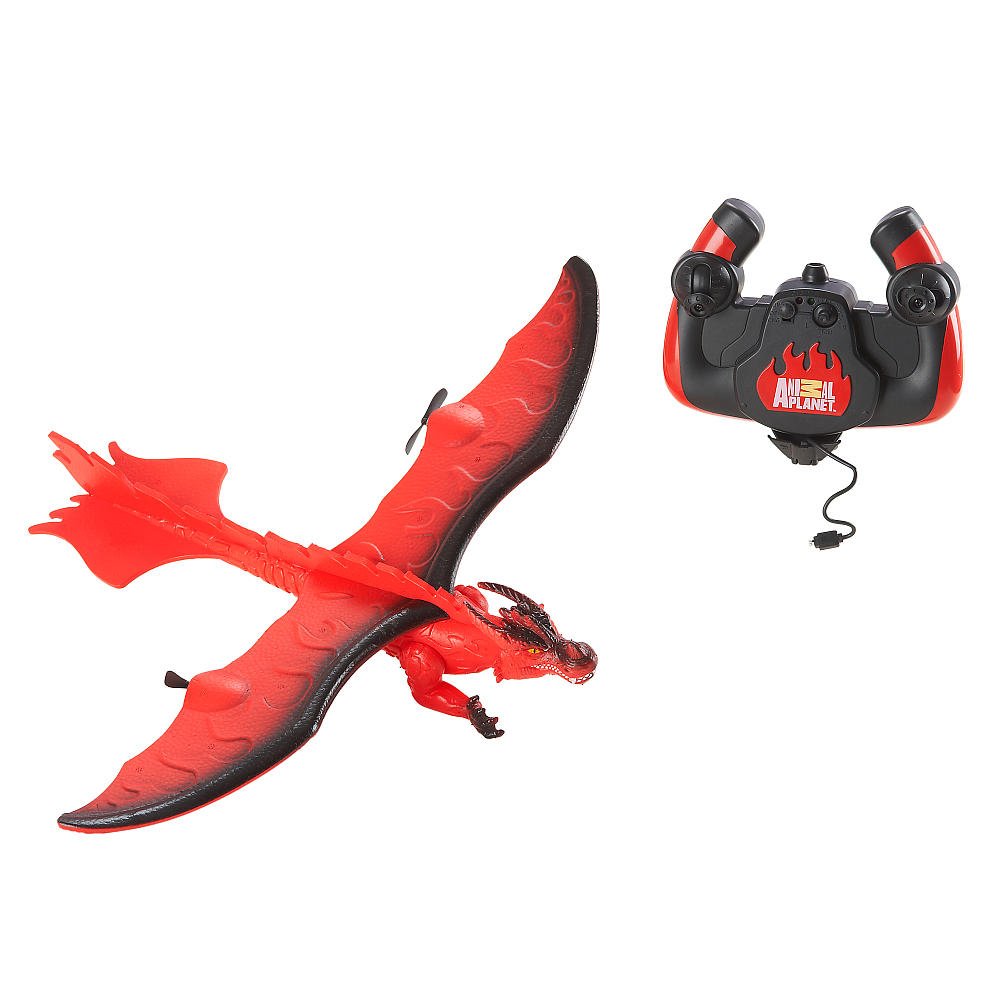 Animal Planet Radio Control Flying Fire Dragon with Remote Control Red Amazon Electronics