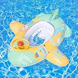 Baby Schwimmring,Schwimmring,Baby Schwimmring mit Lenkrad Griff,Schwimmsitz Kinder,Baby Aufblasbarer Schwimmreifen,Schwimmreifen Spielzeug,Pool Baby Schwimmen Ring,Kinder Schwimmhilf