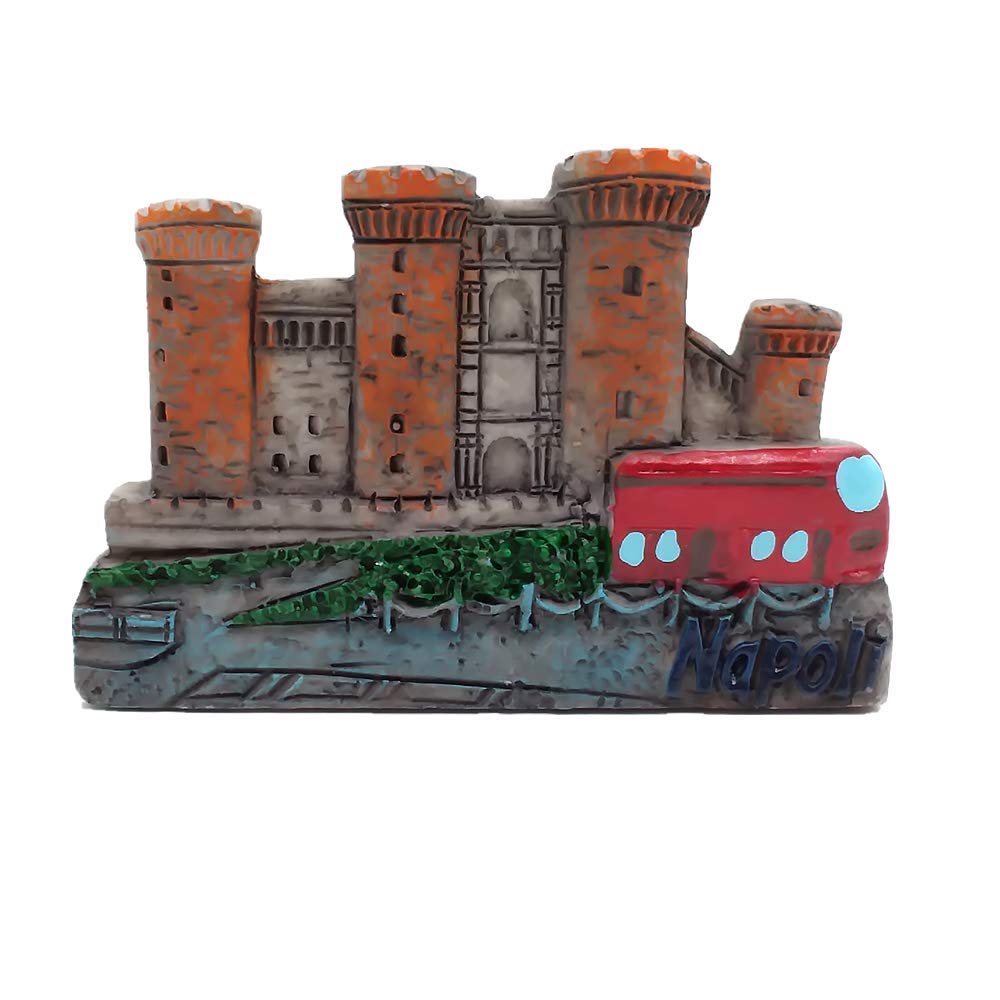 Magnete Frigorifero 3D Napoli Campania Italia – Souvenir Da Viaggio, Regalo Idea, Decorazione Magnetica Per Casa E Cucina, Collezione