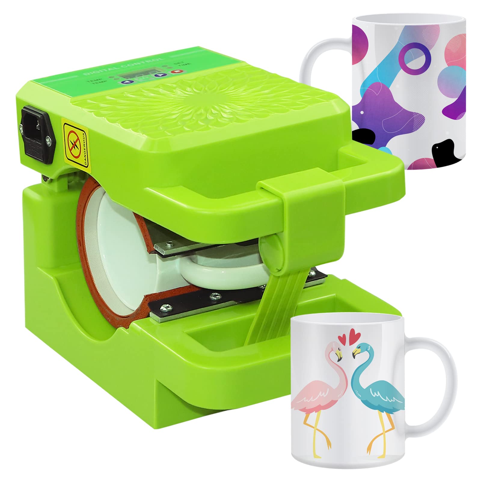Buy MK.Bear DIY Mug Press Machine (3rd Gen), Lightweight Mug Heat Press for Sublimation, Easy to