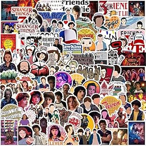 100pcs Stranger Things Stickers for Hydroflasks Vinyl Waterproof Stickers Water Bottle Skateboard Luggage Laptop Decal…