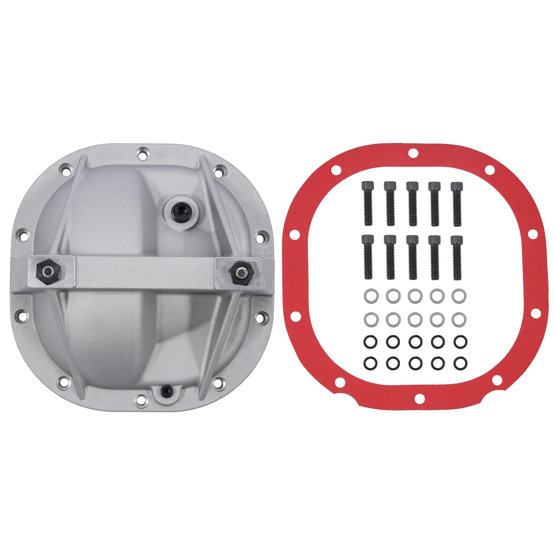 Gearzaar 8.8 Differential Cover & Girdle System For Ford Mustang 1979-2004 – Aluminum, Black