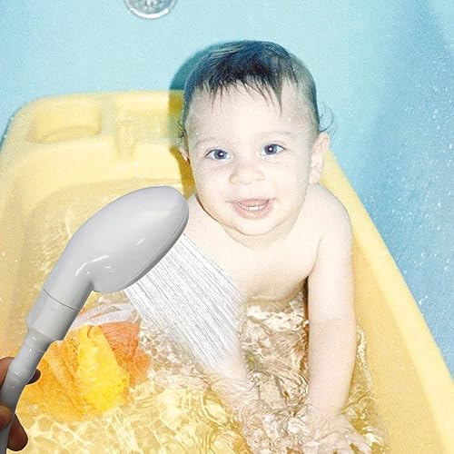 Miniatura 4 de Manguera de pulverización de fregadero de 6.56 pies, rociador portátil para grifo de fregadero con 1 desagüe de piso, rociador de champú, manguera