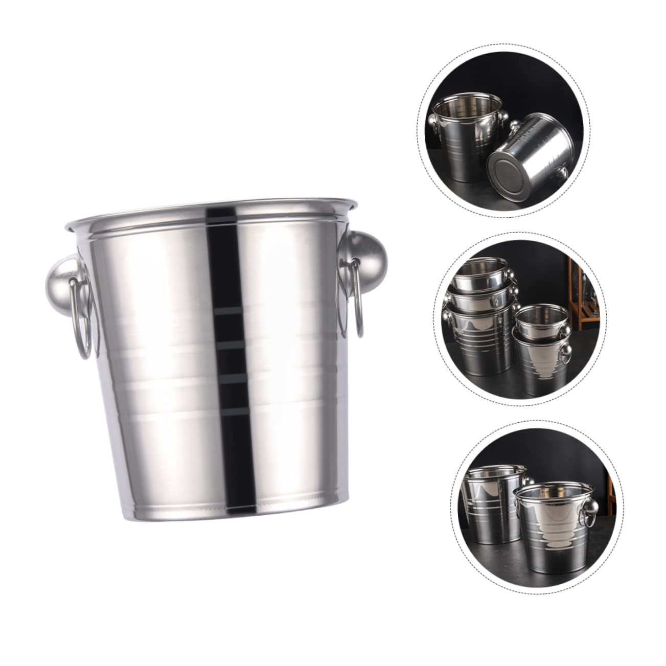 Amazon｜Happyyami アイスバケツ ワインボトル冷却器 熱の ストッパー 