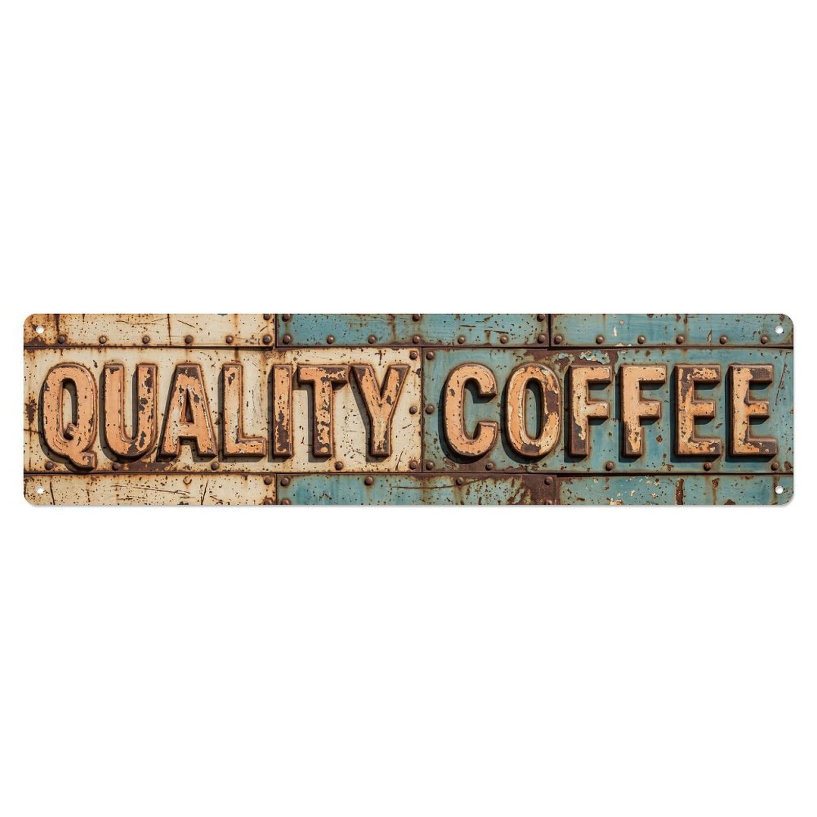 Quality Coffee Home Metal Tin Sign