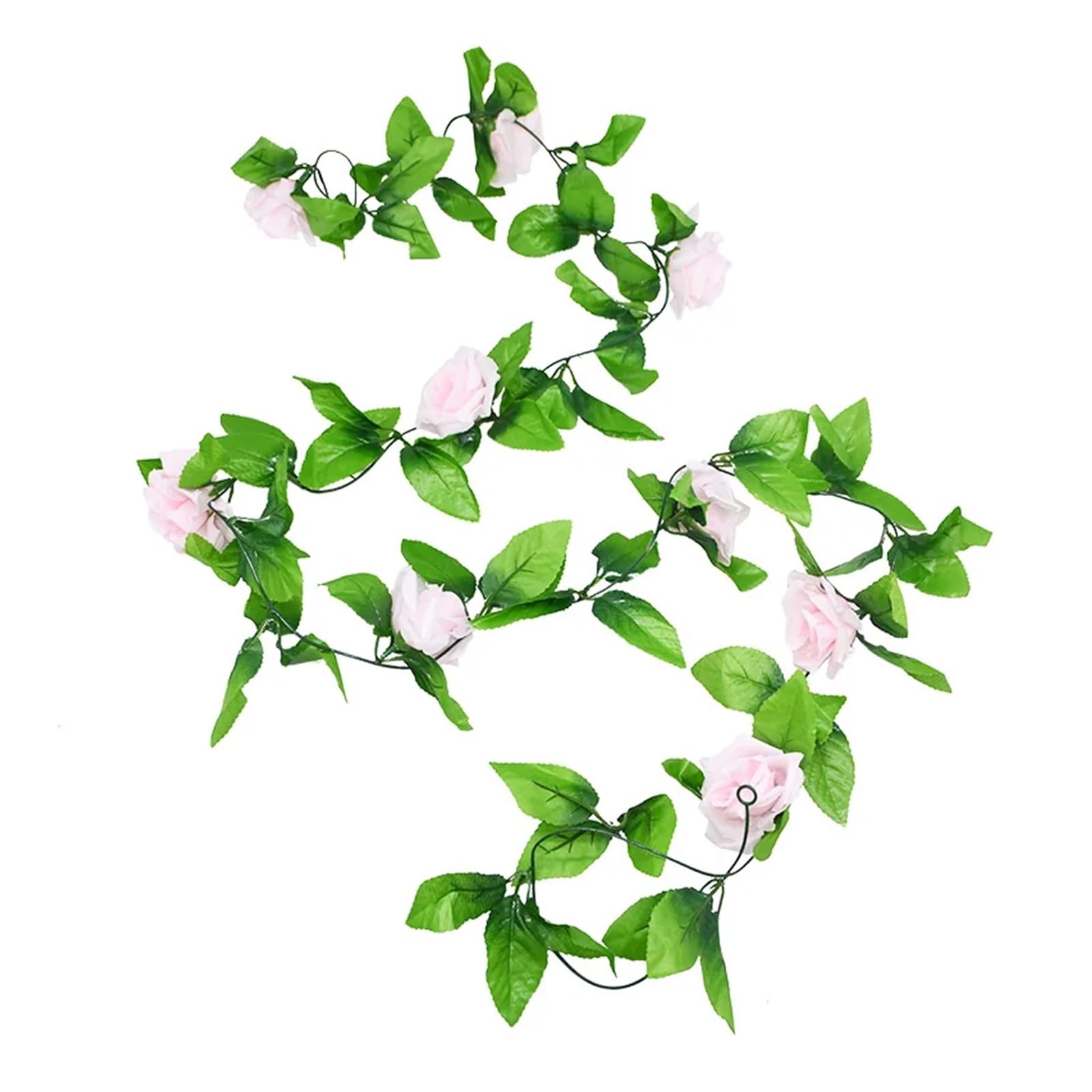 DSFIHJO Artificial Flower Vine Fake Ivy Wisteria Flowers Artificial Plant Vine Garland for Room Garden Decorations Wedding Arch Floral Decor(230cm H01)