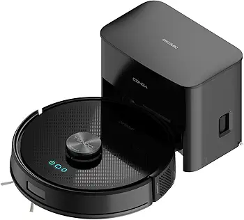 Cecotec Robot Aspirador y Friegasuelos con Base Autovaciado Conga Y70. Navegación Láser, 20000Pa de Presión de Succión, Cepillo de Silicona Especial Mascotas, Base con Bolsa de Polvo 3L