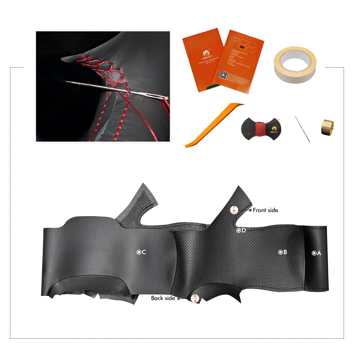 Couverture De Volant En Fibre De Carbone, Autocollant De Garniture, Accessoires De Style De Voiture Pour Kia Ceed 2018-2022 Xceed/Proceed 2019-2021 K5 2019 Couverture De Volant En Fibre De Carbone, Autocollant De Garniture, Accessoires De Style De Voiture Pour Kia Ceed 2018-2022 Xceed/Proceed 2019-2021 K5 2019
