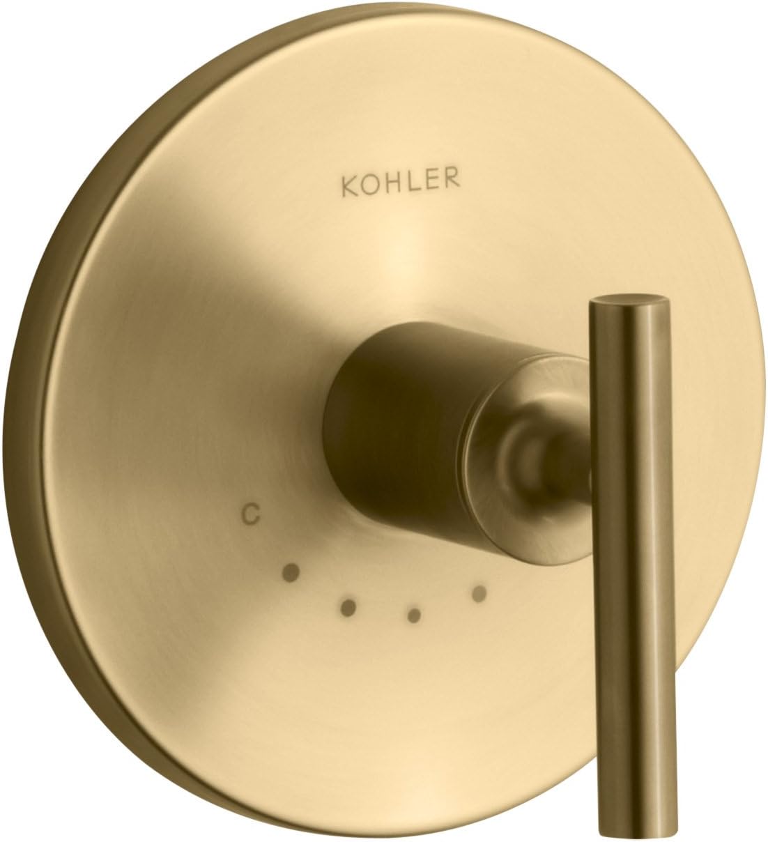 KOHLER Purist Mastershower Temperature Control Valve Trim With Lever Handle