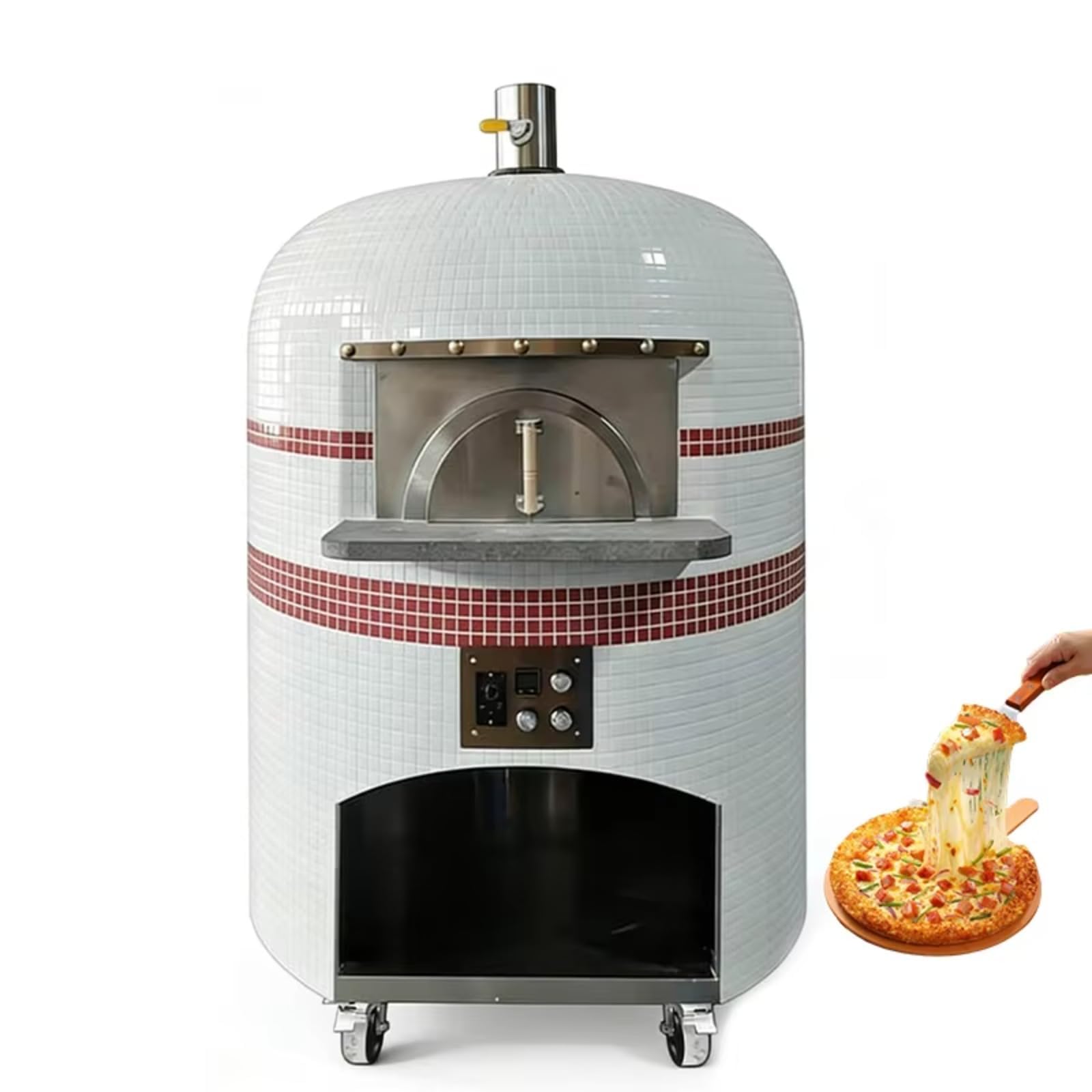 Forno per pizza a cupola verticale
