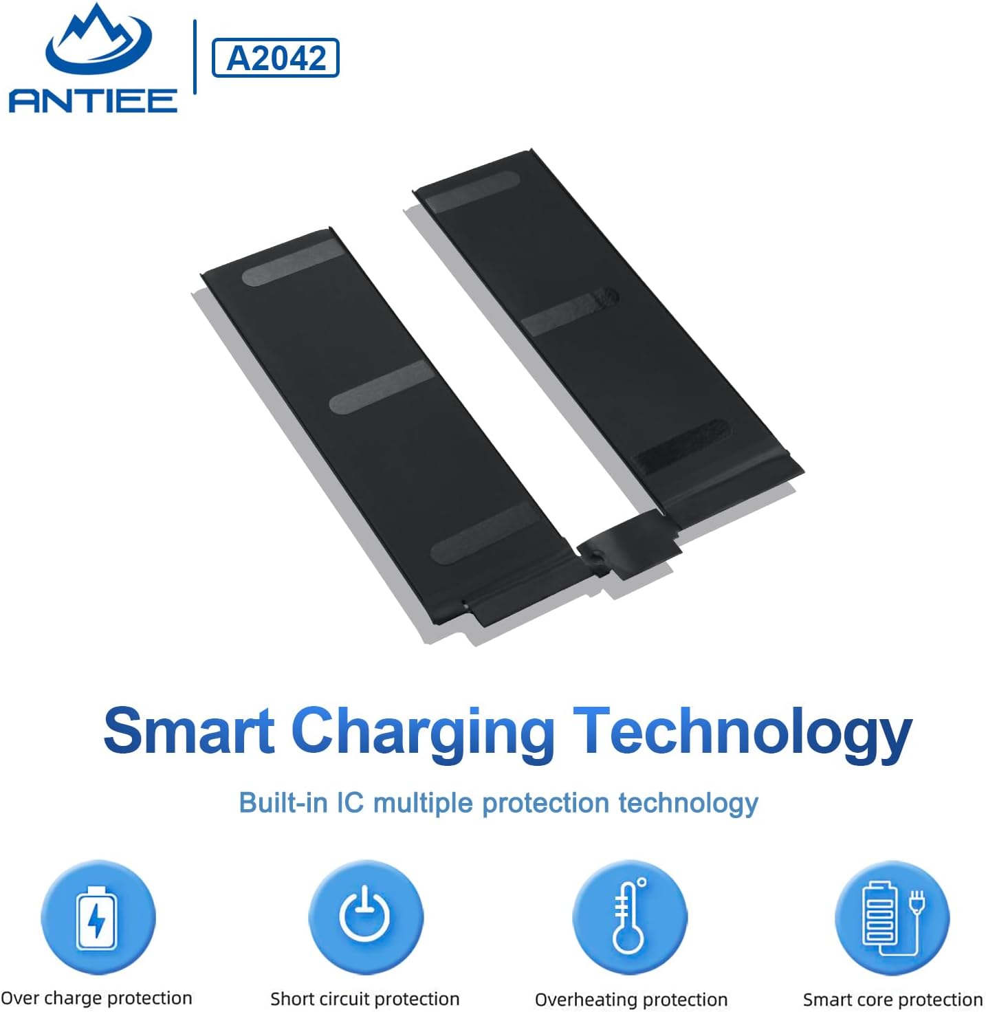 ANTIEE A2042 New Tablet Battery Replacement for iPad Pro 11 2018 1st A1934 A1979 A1980 A2013 A2042/ EMC 3222 3221 LTE GSM WiFi Cellular Series Battery with Screwdrivers 3.78V 29.72Wh 7869mAh