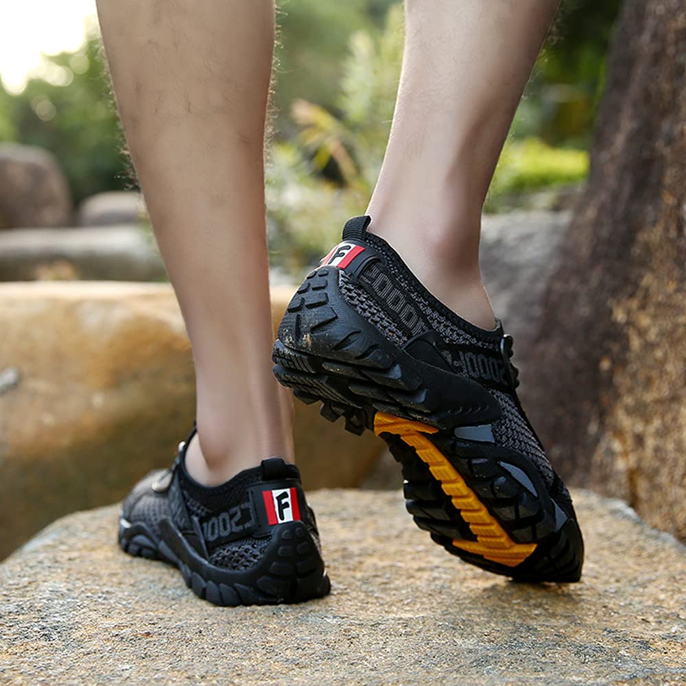 DimaiGlobal Trekking Scarpe da Spiaggia Uomo All'aperto Sandali Sneakers Sportivi Estivi Pescatore Passeggio in Acqua Mare Escursionismo Traspiranti e Leggero Asciugatura Rapida