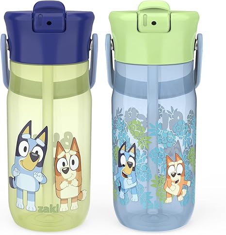 Amazon.com: Zak Designs Harmony Bluey Water Bottle for Travel or At