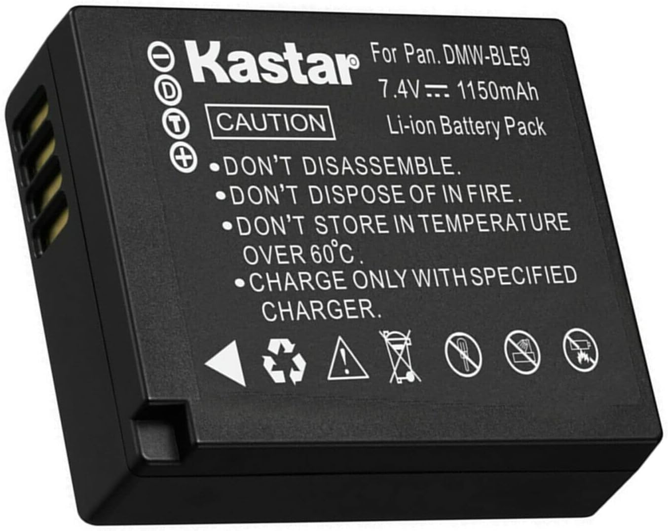 Kastar 4-Pack BP-DC15 Battery Replacement for Leica BP-DC15 Battery, Leica BC-DC15 Charger, Leica D-Lux Type 109, Leica D-Lux 7, Leica D-Lux 8, Leica C-Lux Digital Cameras