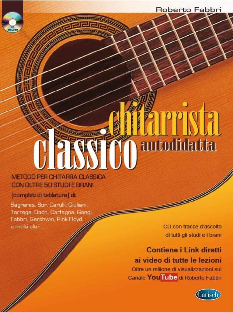 Chitarrista classico autodidatta. Con CD Audio