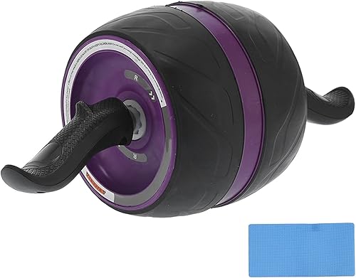 Rueda de rodillo abdominal, equipo de entrenamiento silencioso para entrenamiento de gimnasio, rodamiento grueso, resistente, mango suave y cómodo,