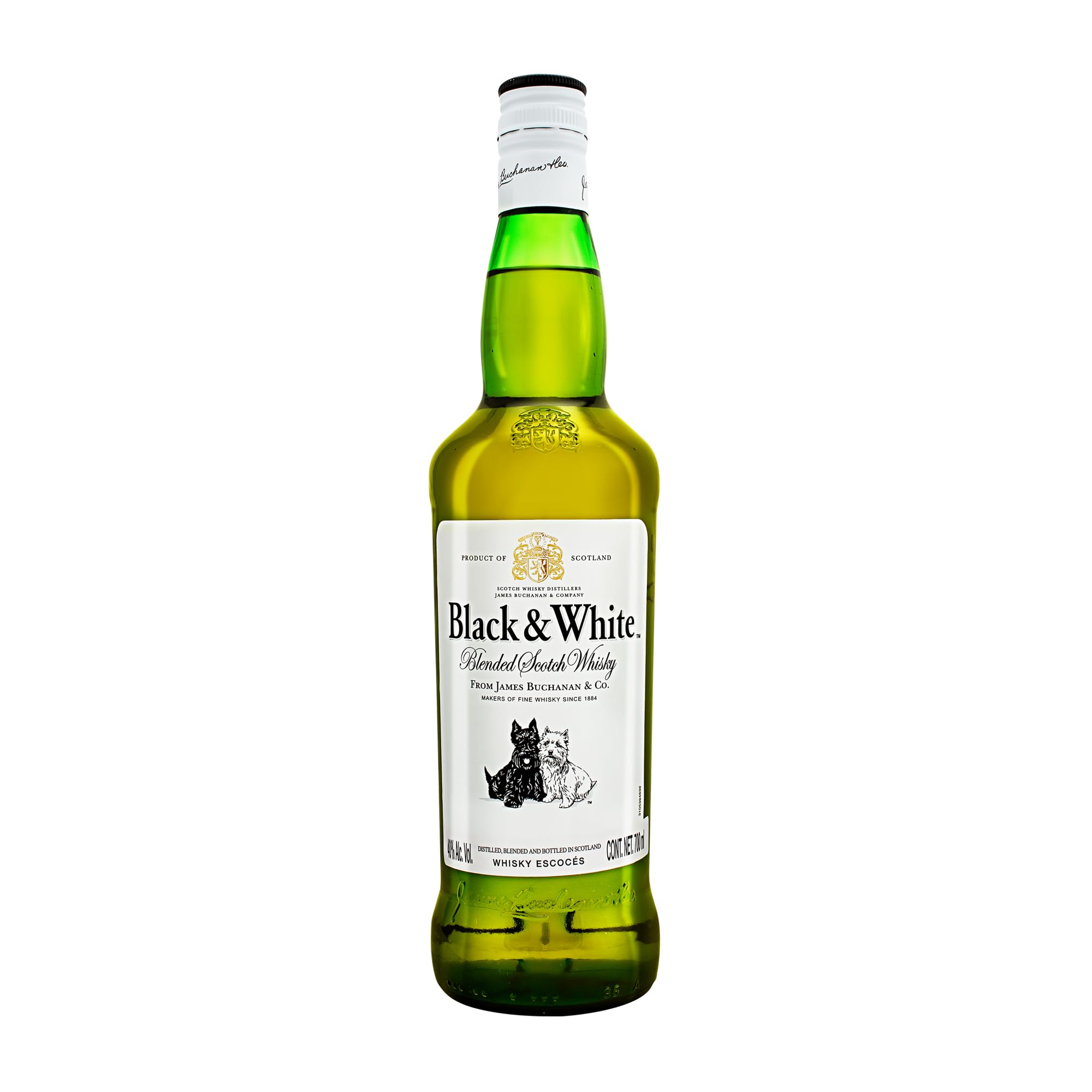 【未開栓】Black&Whitスコッチウイスキー 4/5Quart 760ml Black & White | Amazon.com.br
