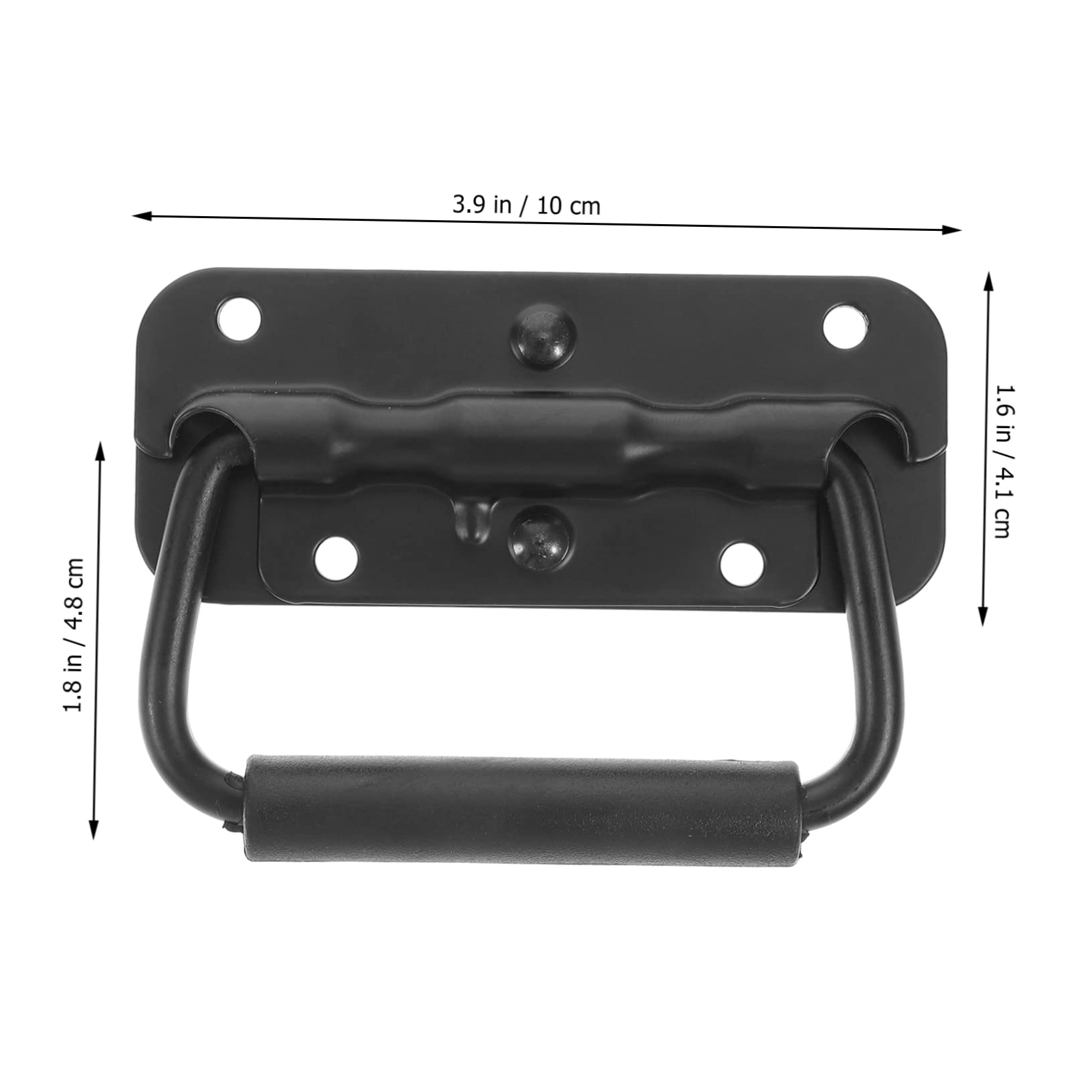 Ciieeo Surface Mount Chest Handles Heavy Duty Handles 4pcs Spring Loaded Surface Mount