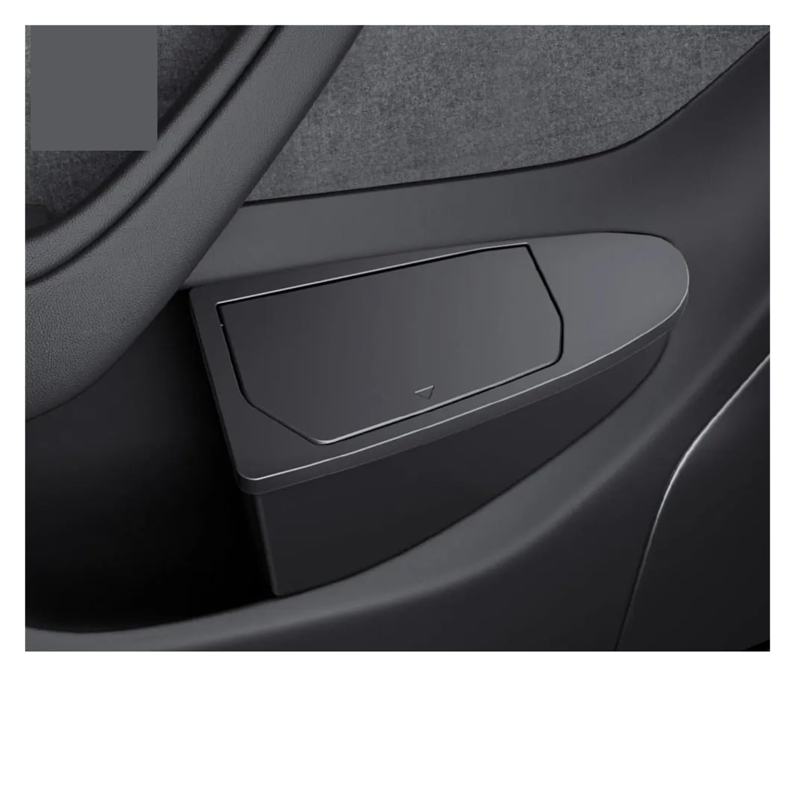 Auto Mülleimer Für Tesla Für Modell Für 3 Für Y Juniper Highland Seite Tür Mülleimer Müll Bin Mit Abdeckung Lagerung Box Veranstalter Mini Autos Mülleimers(2pcs)