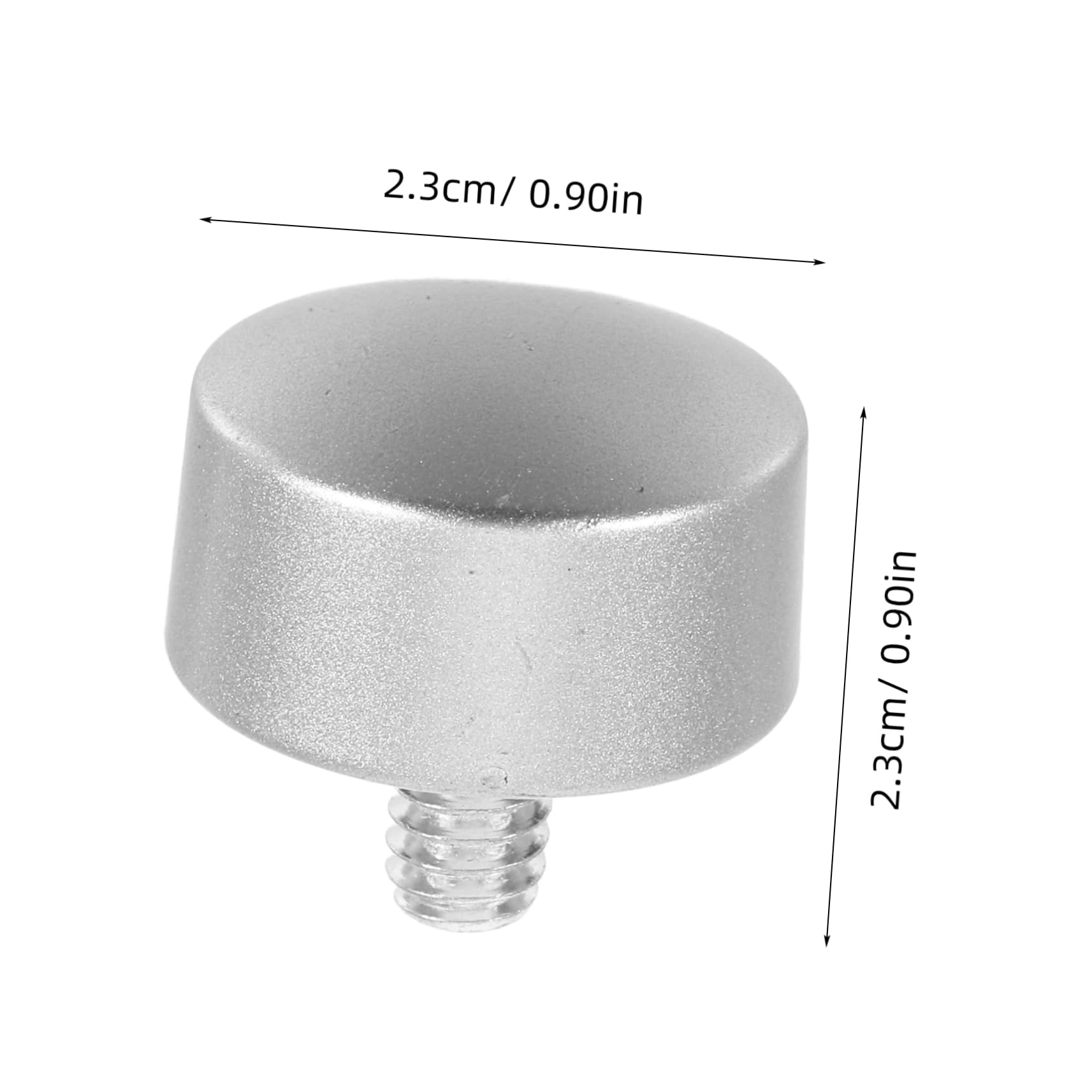 SOLUSTRE 6Pcs Curtain Rod Finials Decorative End Caps for Drapery Rods Easy Install Versatile for Home Office Decor