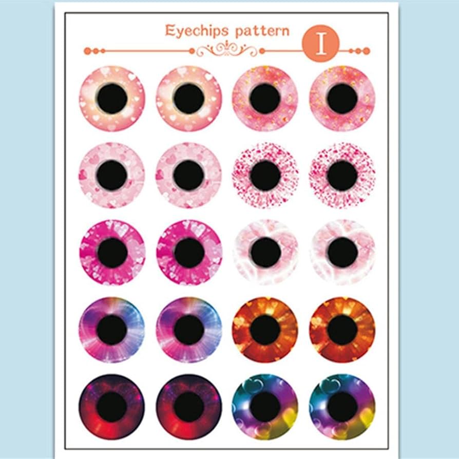 Amazon.com: misppro Lot of 9 Dolls Eyes Chips Pattern (J-R) for 12inch Blythe Dolls Making Accs amazon-com-misppro-lot-of-9-dolls-eyes-chips-pattern-j-r-for-12inch-blythe-dolls-making-accs