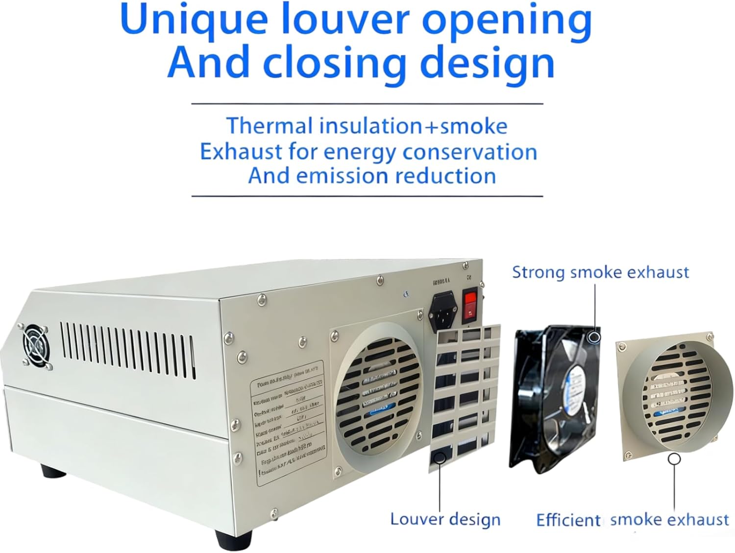 T962 110V 800W Mini Automatic Infrared Reflow Oven - Intelligent IC Heater and Reflow Soldering Station, 7.08×9.25 Inch Soldering Area, Compatible with CHIP/SOP/BGA/PCB Chips/Aluminum Substrates