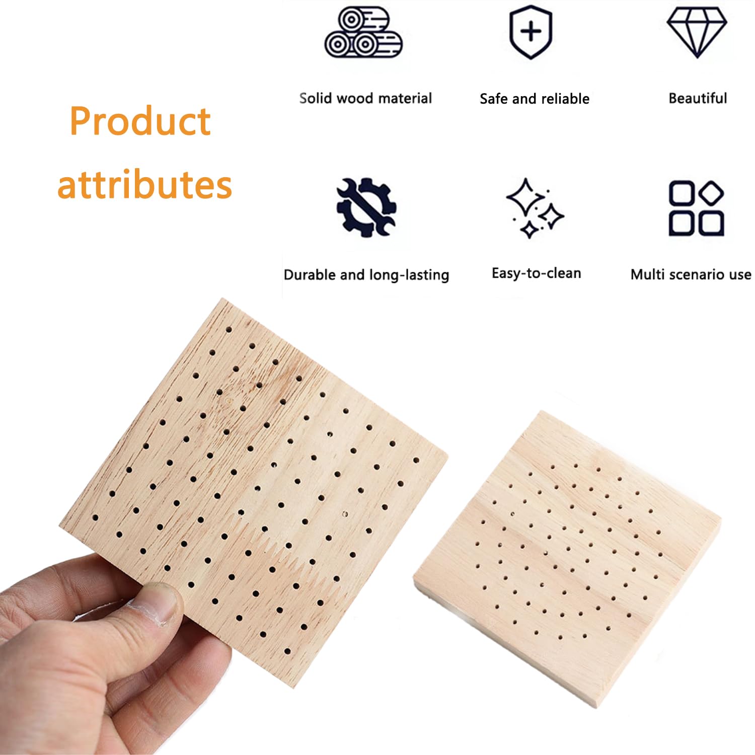 Set De 3 Porte-fléchettes En Chêne – 81 Et 69 Trous – Format Mini 10 Cm – Adapté à Toutes Les Pointes (soft, Acier, Tungstène) – Multifonction (bijoux, Clés)