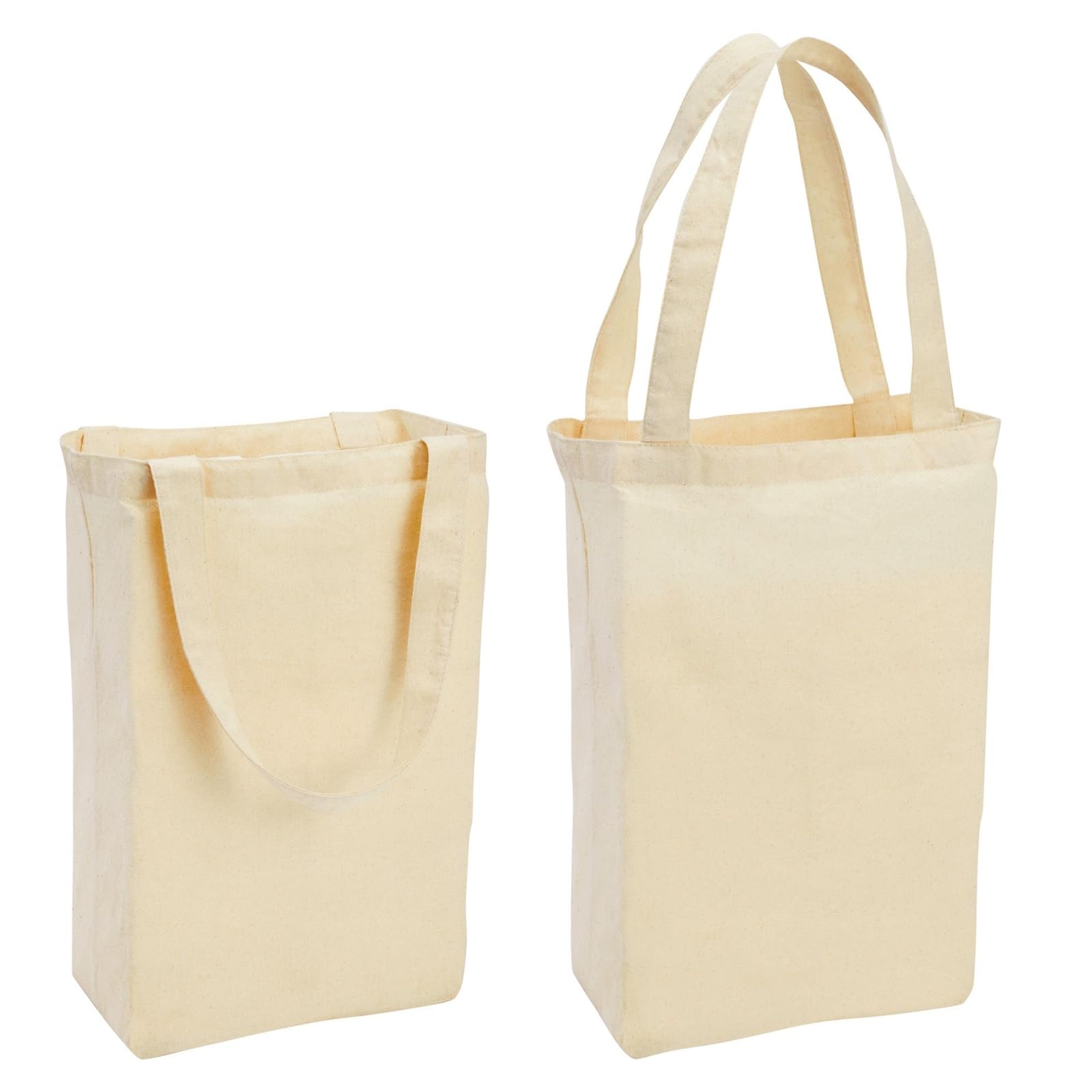 Juvale - Set di 24 borse vuote in tela di cotone per fai da te, 33 x 29,2 cm